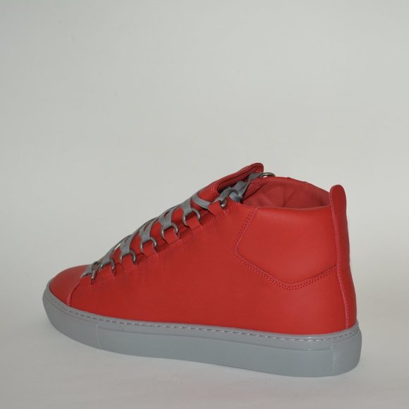 NEW BALENCIAGA HITOP LEATHER SNEAKERS US 6 EU 39 MENS - Picture 6 of 9